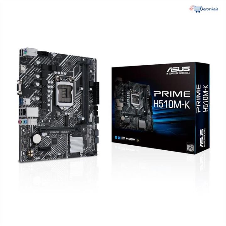 مادربرد ایسوس مدل PRIME H510M-K Asus PRIME H510M K LGA 1200 Motherboard